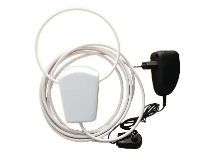 Фото для Антенна комнатная оконная УРАЛОЧКА с кабелем 5м, с блоком питания, усил. до 39дБ