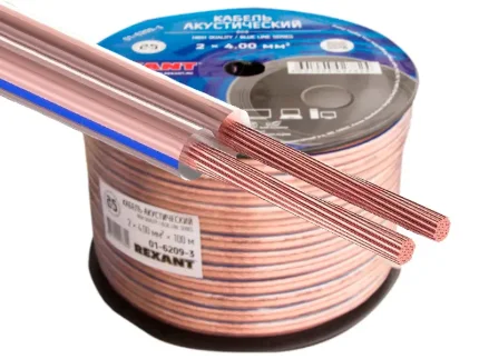 Фото для Кабель акустический силиконовый 2x4мм CCA