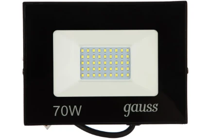 Фото для Прожектор GAUSS Led 70Вт 6500К черный IP65