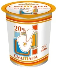 Фото для Сметана БМК 400гр 20%*9 БЗМЖ