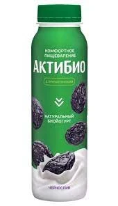 Фото для Йогурт Актибио 260гр 1.5% чернослив*9