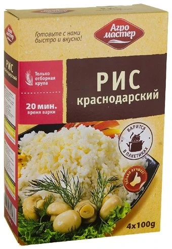 Фото для Крупа АгроМастер 400г рис круглозерный ВП*6/5