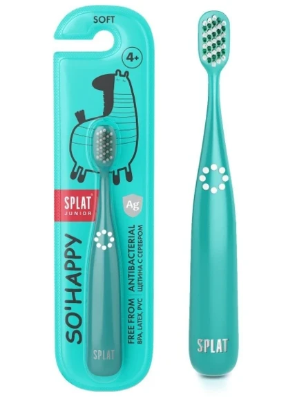 Фото для Зубная щетка Сплат Джуниор д/детей с ионами серебра мягкая