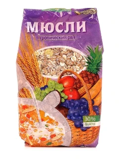 Фото для ДП Мюсли Будьте здоровы 400гр Тропический рай обжар*15