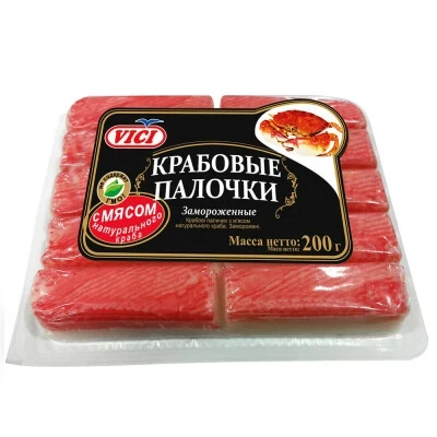 Фото для Крабовые палочки Виси 200гр с мясом нат краба *18