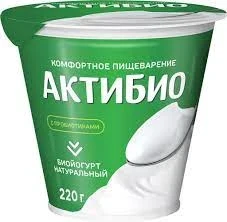 Фото для Йогурт Актибио 220г натуральный*12