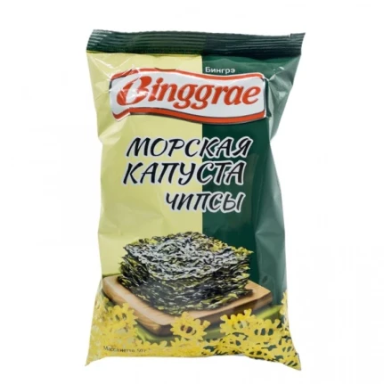 Фото для Чипсы Бингрэ 40гр со вкусом морской капусты*24