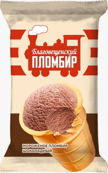 Фото для Мороженое Благовещенский Пломбир 70гр 12% шоколадный стаканчик*30 (БЗМЖ)