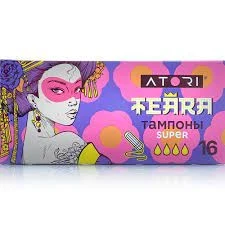 Фото для Тампоны Атори Теара 16шт Супер*144
