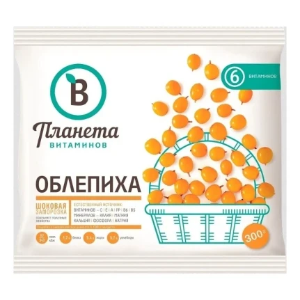 Фото для Облепиха Планета витаминов 250гр с/м *20