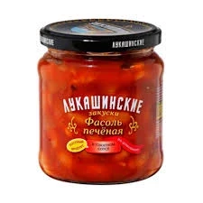 Фото для Фасоль Лукашинские 450г печеная в томатном соусе по-домашнему ст/б *6