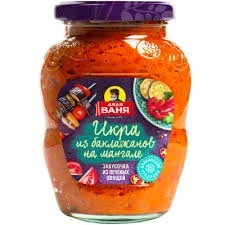Фото для Закусочка Дядя Ваня 370г Икра из баклажанов на мангале*12