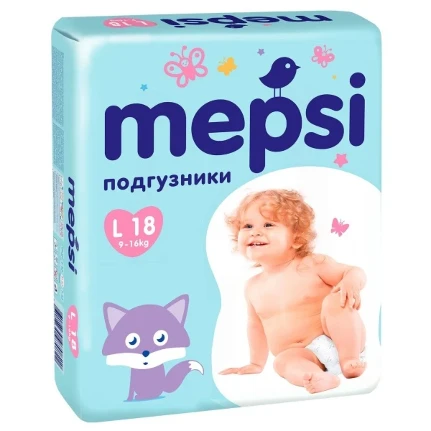 Фото для Подгузники Мепси L18 шт
