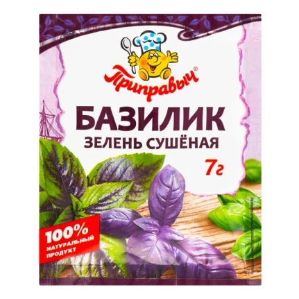 Фото для Приправа Приправыч 7г базилик сушеный*35