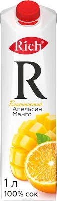 Фото для Нектар Рич 1л Апельсин/манго*12