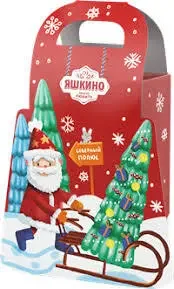 Подарок новогодний Дед Мороз мини красный 300г ЯН801*14