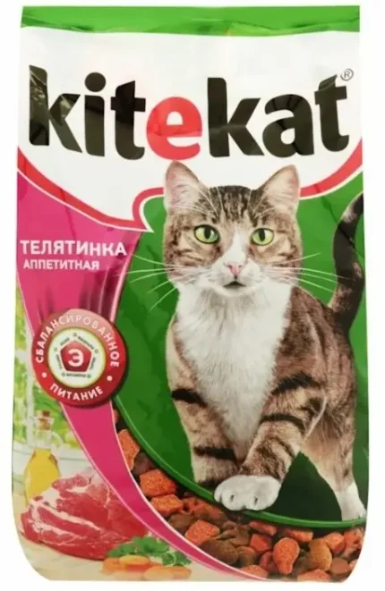 Фото для Kitekat Корм для взрослых кошек, телятинка аппетитная, 1.9 кг