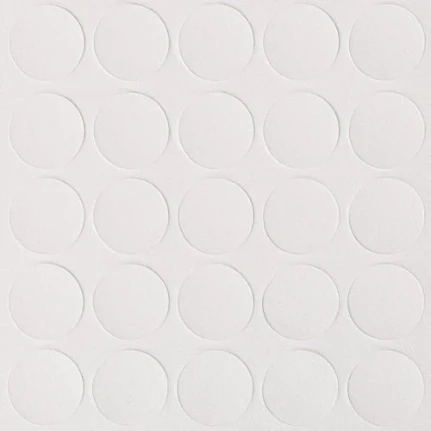 Фото для 14.322 Заглушка самоклеящаяся d.14мм, по 25 штук на листе, цвет белый шагрень!