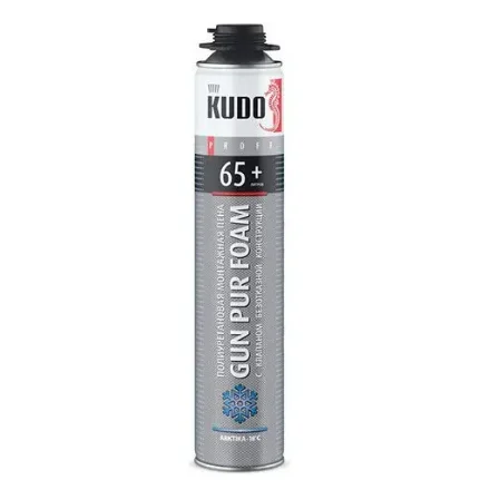 Пена монтажная KUDO PROFF65+ 820mm (-18C)