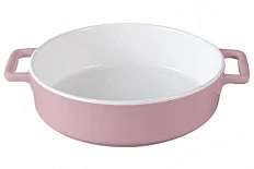 Фото для Форма керам 33,5х27х6,5 см Twist TM Appetite кругл розовый 1/1