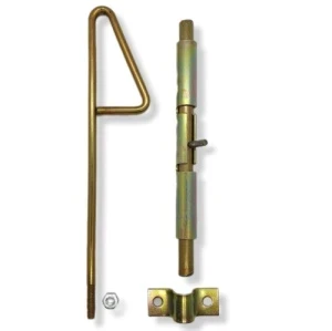 Фото для Задвижка дверная Стандарт ЗД 09 круг.ригель под сварку УЗК