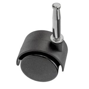 Фото для Опора колесная 50мм со штырем черная ЧИБИС