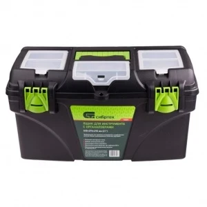 Фото для Ящик для инструмента 21 с органайзерами Сибртех