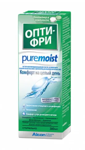 Многофункциональный раствор для контактных линз OPTI – FREE “ Pure moist ” 300 мл