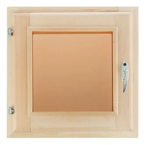 Окно деревянное, двойное стекло (бронза) - 1000 - 700