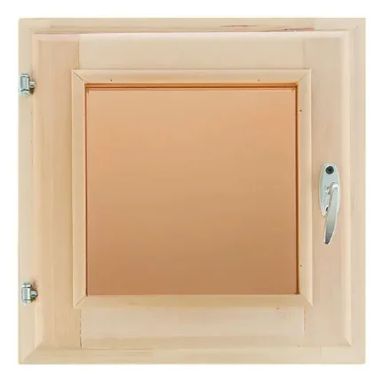 Окно деревянное, двойное стекло (бронза) - 1000 - 700