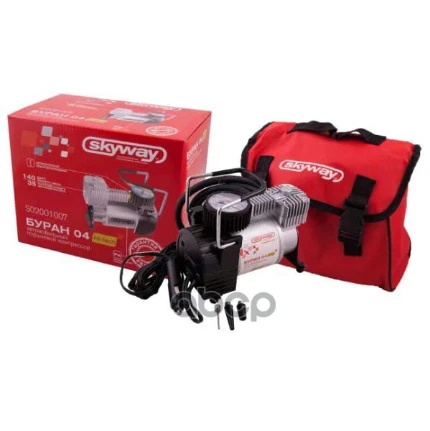 Фото для Компрессор "Sk" Буран-04 35Л/Мин (В Прикурив) 7Атм Улечш.охлаж Skyway арт. S02001007