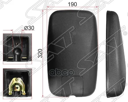 Фото для Зеркало Наружное Sl1691 320x193 Sr1200 Isuzu T-4000 Sat арт. SL1691