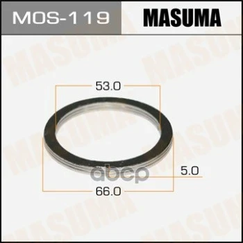 Фото для Прокладка Глушителя-Кольцо 53X66 Masuma Mos-119 Masuma арт. MOS-119