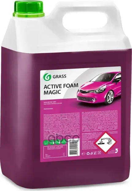 Фото для Автошампунь Grass 6л. Для Безконтактной Мойки Active Foam Magic 110324 GraSS арт. 110324