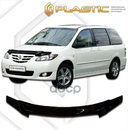 Фото для Дефлектор Капота Ma Mpv 2003г Черная (Мухобойка) CA plastic арт. 2010010102456