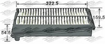 Фото для Фильтр Воздушный A-877 Asakashi A877j JS Asakashi арт. A877J