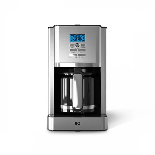 Кофеварка BQ CM1004 Черн/Сталь (1000Вт,1.8л,капля стоп,LЕD дисплей)