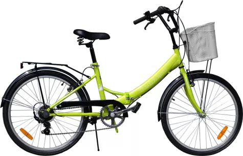 Велосипед Torrent Discоvery 24" Зеленый (24"/16",складной ,1 скорость)