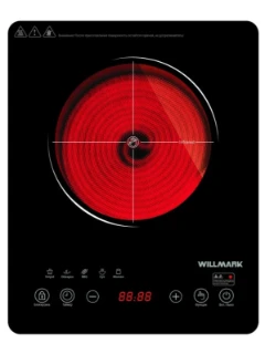 Фото для Плита стеклокер WILLMARK WCP-805BT (2200Вт,1 конф,8 уровней мощности.,5 программ,сенс.панель)