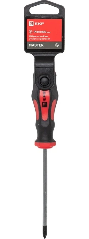 Фото для Отвертка Master PH1х100мм, EKF Basic