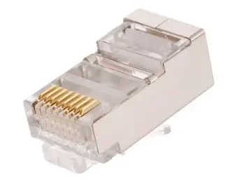 Фото для Коннектор NETLAN RJ-45/8P8C Cat 5e экранированный