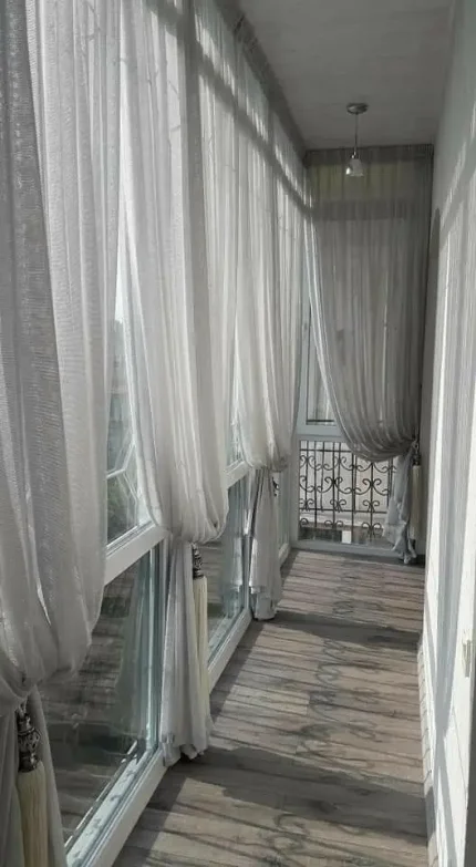Пошив штор на балкон (лоджию), веранду