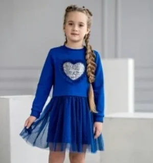 Платье для девочки младшей возрастной группы "Жасмин"116,122,146 хлопок