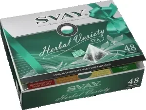 Фото для Чай SVAY Tea collection Herbal Variety 48 пирамидок