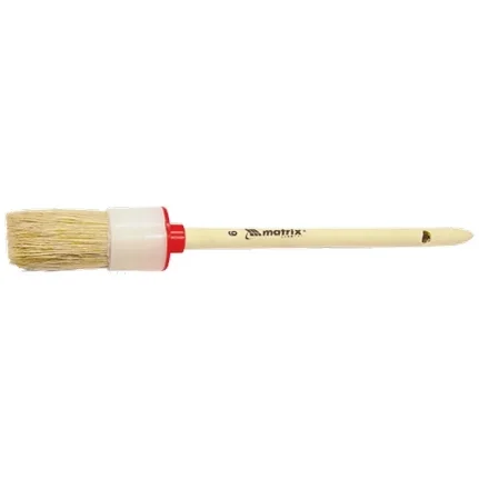 Фото для Кисть круглая №18 (60 мм), натуральная щетина, деревянная ручка