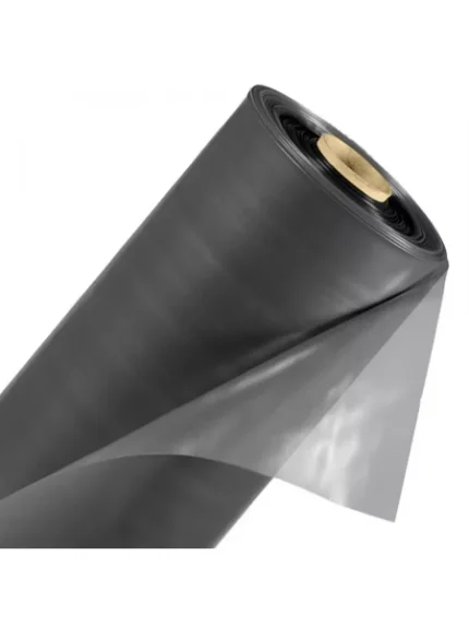 Фото для Пленка ПВД рукав техническая темно-серая/черная 1500 мм*250мкм (рулон 100 метров)