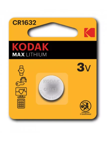 Фото для Элемент питания Kodak CR1632-1BL MAX Lithium