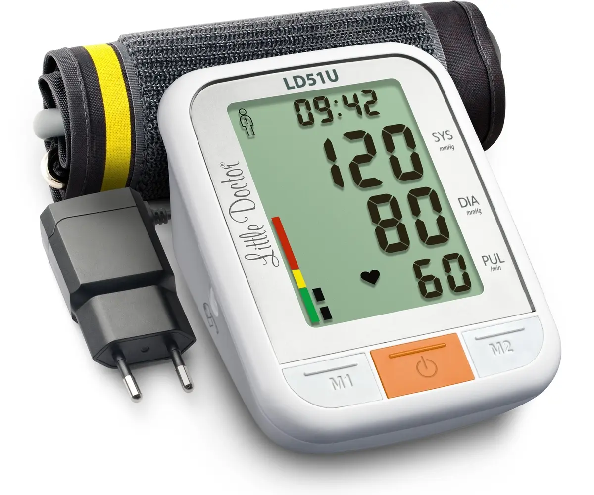 Прибор для измерения артериального давления и частоты пульса автоматический, LD51U