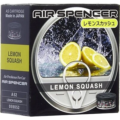 Фото для Ароматизатор на торпедо Eikosha Spirit Refill Lemon Squash (Лимонный сквош), меловой, баночка 40г, арт. A-52
