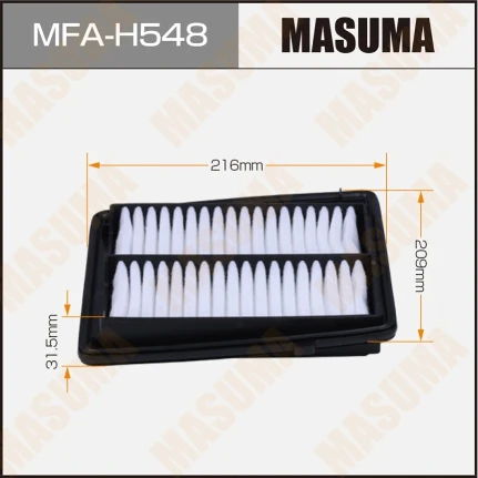 Фото для Фильтр воздушный Masuma A-8015V, с масляной пропиткой, арт. MFA-H548